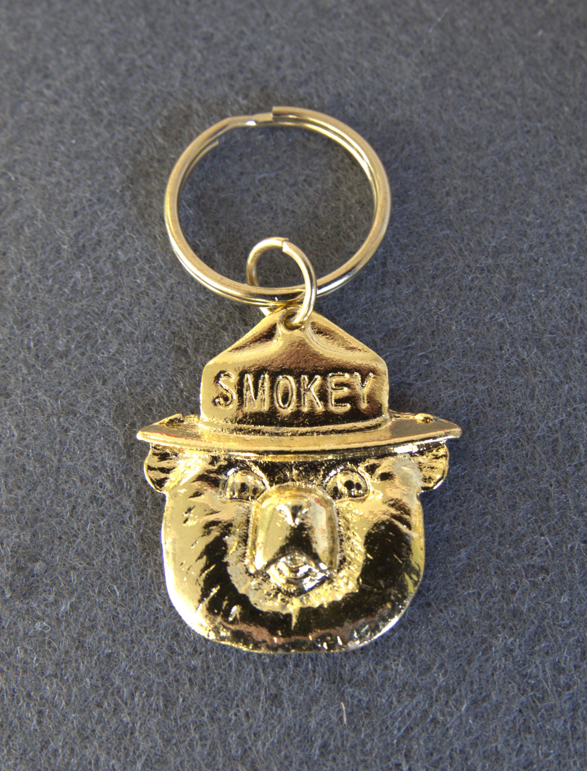 Smokey Bear Charm Key Chain